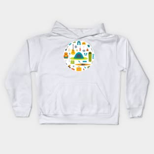 Let's Go Camping! Kids Hoodie